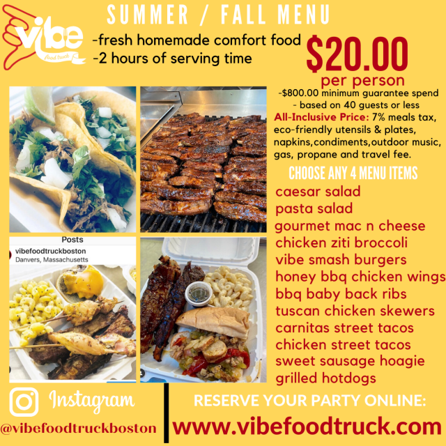 Vibe Food Truck Boston Roaming Hunger